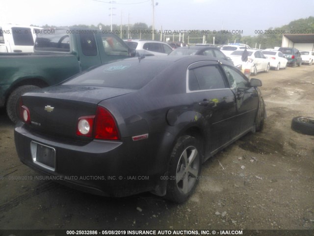 1G1ZC5E17BF113174 - 2011 CHEVROLET MALIBU 1LT 灰色 照片 4