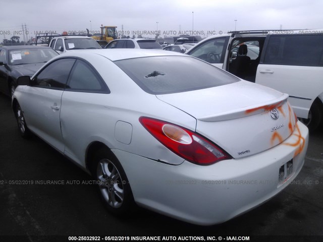 4T1CE38P96U729032 - 2006 TOYOTA CAMRY SOLARA SE/SLE WHITE photo 3