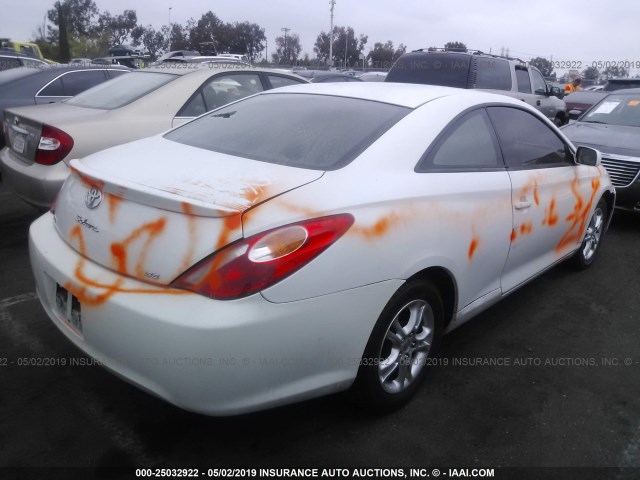 4T1CE38P96U729032 - 2006 TOYOTA CAMRY SOLARA SE/SLE WHITE photo 4