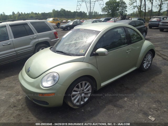 3VWPW31C98M519562 - 2008 VOLKSWAGEN NEW BEETLE S GREEN photo 2