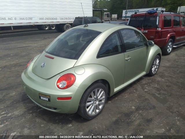 3VWPW31C98M519562 - 2008 VOLKSWAGEN NEW BEETLE S GREEN photo 4