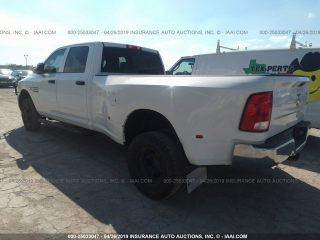 3C63RRGL1FG570186 - 2015 RAM 3500 WHITE photo 3