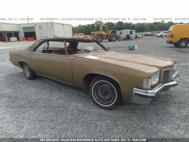 2M57R2D345998 - 1972 PONTIAC CATALINA GOLD photo 1