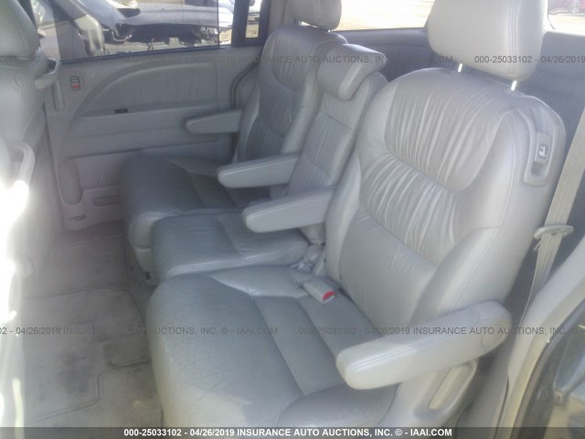 5FNRL38765B057538 - 2005 HONDA ODYSSEY EXL GRAY photo 8