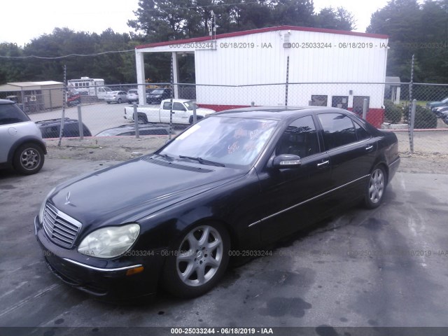 WDBNG84J76A478579 - 2006 MERCEDES-BENZ S BLACK photo 2