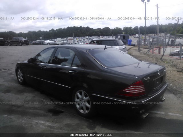 WDBNG84J76A478579 - 2006 MERCEDES-BENZ S BLACK photo 3