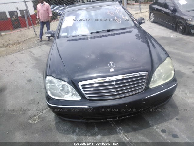 WDBNG84J76A478579 - 2006 MERCEDES-BENZ S BLACK photo 6