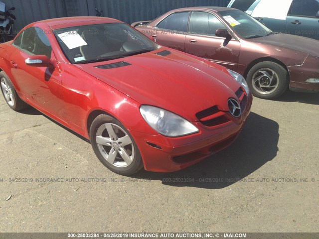 WDBWK54F98F184426 - 2008 MERCEDES-BENZ SLK 280 RED photo 6