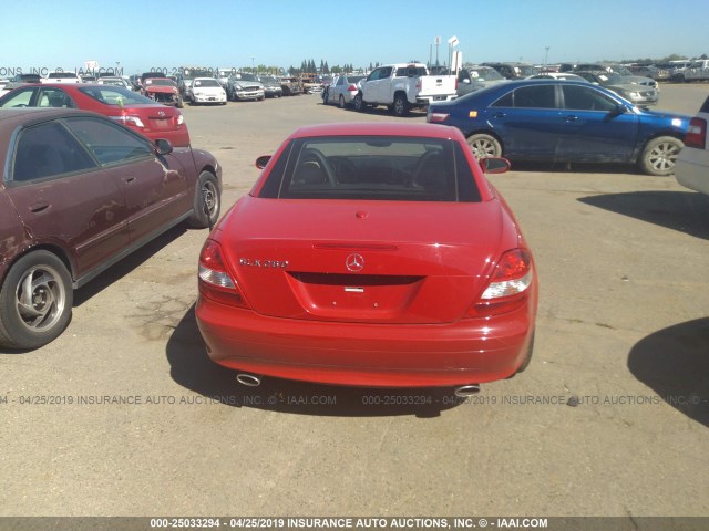 WDBWK54F98F184426 - 2008 MERCEDES-BENZ SLK 280 RED photo 8