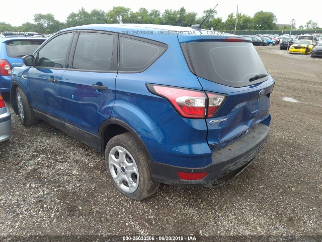 1FMCU0F73HUE02701 - 2017 FORD ESCAPE S BLUE photo 3