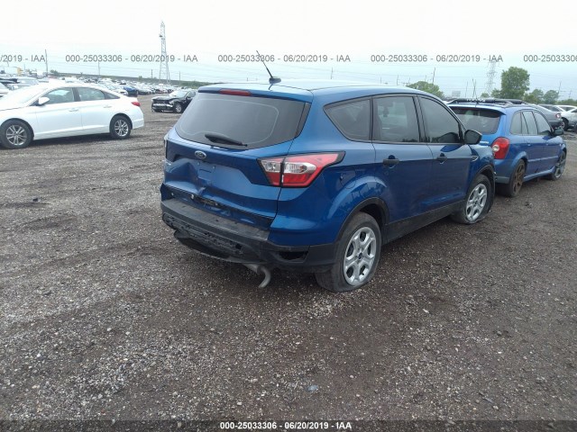 1FMCU0F73HUE02701 - 2017 FORD ESCAPE S BLUE photo 4