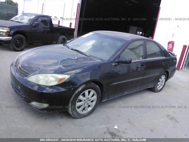 4T1BE30K74U318866 - 2004 TOYOTA CAMRY LE/XLE/SE BLACK photo 2