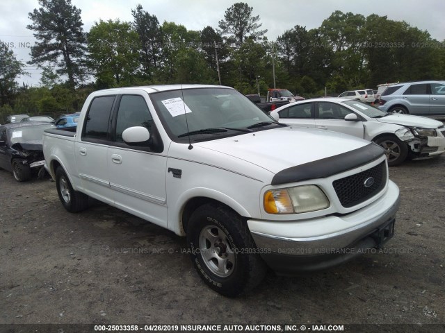 1FTRW07L02KB62367 - 2002 FORD F150 SUPERCREW WHITE photo 1