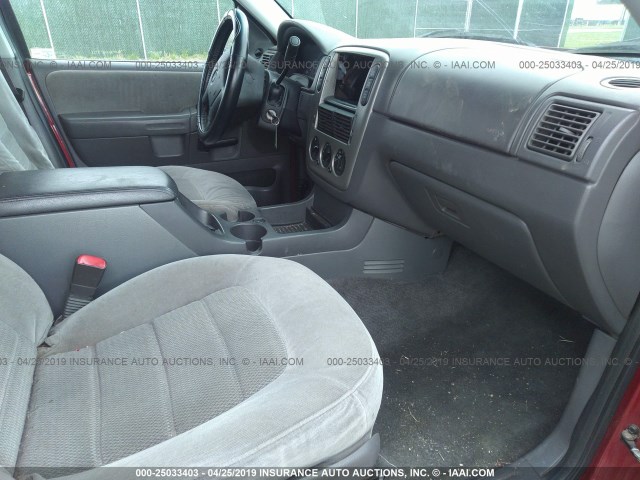 1FMZU73K65UA81471 - 2005 FORD EXPLORER XLT/XLT SPORT/NBX 红色 照片 5