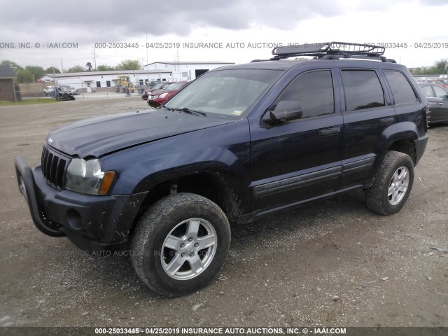 1J4GR48KX5C508090 - 2005 JEEP GRAND CHEROKEE LAREDO/COLUMBIA/FREEDOM BLUE photo 2