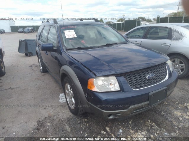 1FMDK02167GA31722 - 2007 FORD FREESTYLE SEL BLUE photo 1