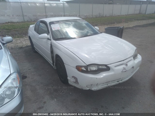 2G1WW12E4Y9312260 - 2000 CHEVROLET MONTE CARLO LS თეთრი ფოტო 1