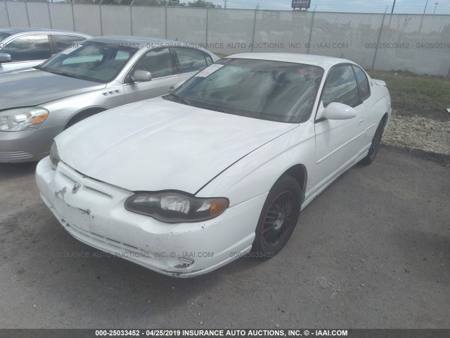 2G1WW12E4Y9312260 - 2000 CHEVROLET MONTE CARLO LS თეთრი ფოტო 2