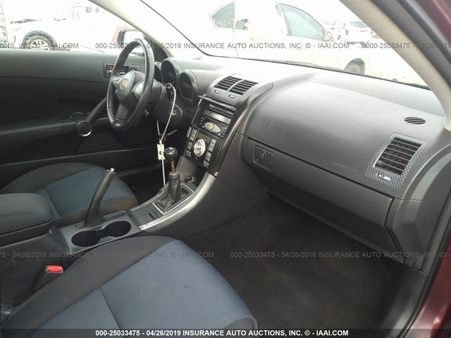 JTKDE177270153753 - 2007 TOYOTA SCION TC იასამნისფერი ფოტო 5