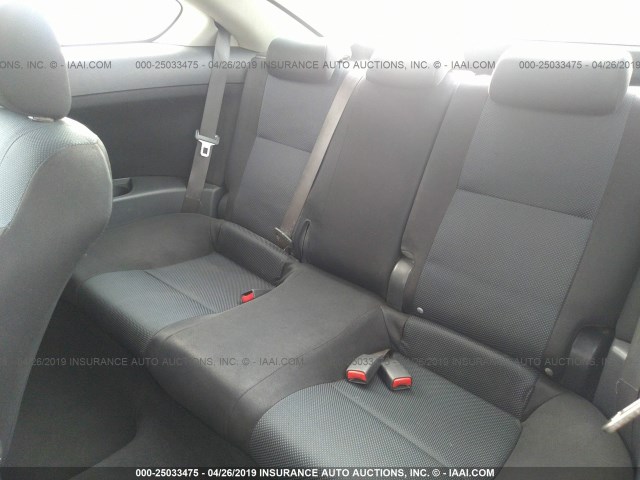 JTKDE177270153753 - 2007 TOYOTA SCION TC იასამნისფერი ფოტო 8