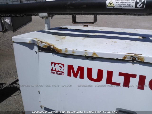 4GNBL1011CB910365 - 2012 MULT QUIP UTILITY GENERATOR  WHITE photo 6