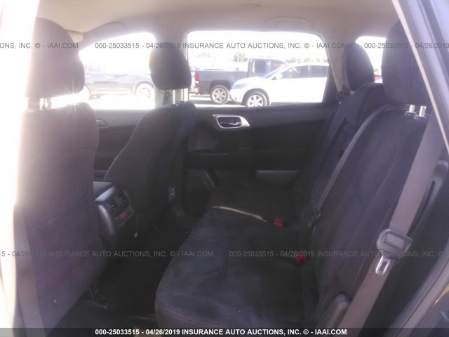 5N1AR2MN6FC719509 - 2015 NISSAN PATHFINDER S/SV/SL/PLATINUM BLACK photo 8