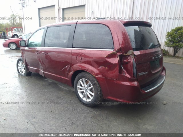 2C4RDGCG2KR519086 - 2019 DODGE GRAND CARAVAN  MAROON photo 3