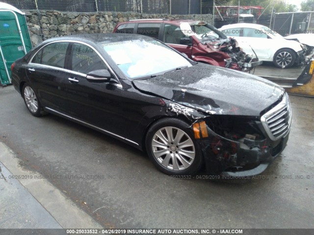 WDDUG8FB8FA126698 - 2015 MERCEDES-BENZ S 550 4MATIC BLACK photo 1