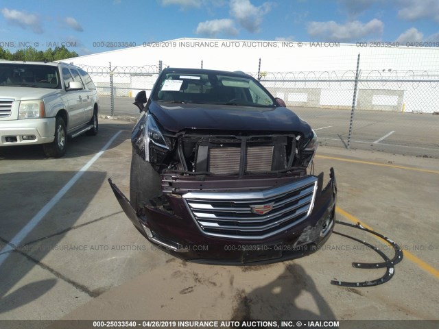 1GYKNFRS8JZ226876 - 2018 CADILLAC XT5 PREMIUM LUXURY BURGUNDY photo 6