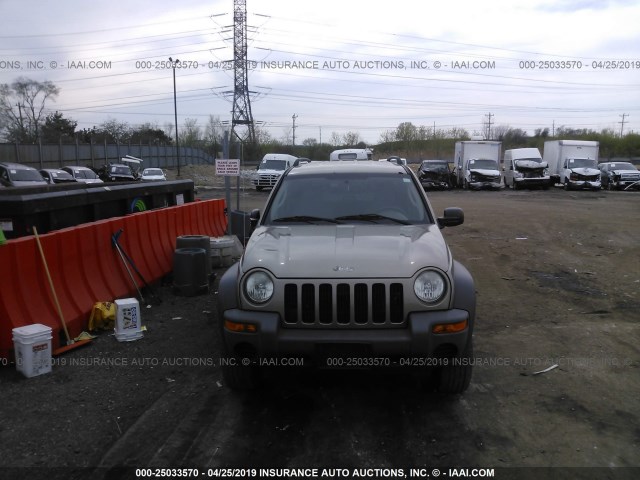 1J4GL48K43W718374 - 2003 JEEP LIBERTY SPORT/FREEDOM BEIGE photo 6