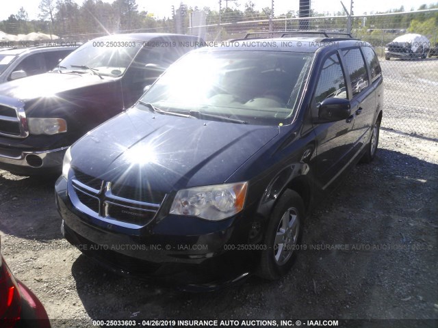 2C4RDGCG4CR358063 - 2012 DODGE GRAND CARAVAN SXT BLUE photo 6