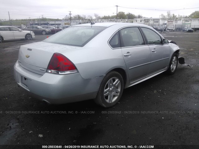 2G1WB5E32F1156826 - 2015 CHEVROLET IMPALA LIMITED LT SILVER photo 4