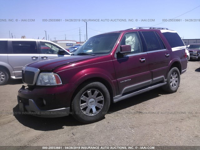 5LMFU28R74LJ04964 - 2004 LINCOLN NAVIGATOR 栗色 照片 2