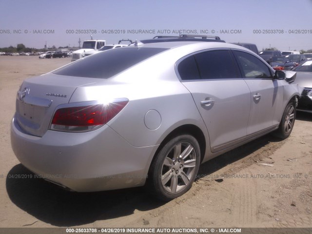 1G4GC5E37DF157948 - 2013 BUICK LACROSSE SILVER photo 4