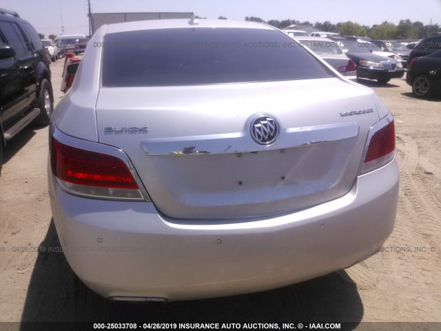 1G4GC5E37DF157948 - 2013 BUICK LACROSSE SILVER photo 6