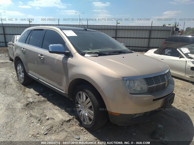 2LMDU68CX7BJ36863 - 2007 LINCOLN MKX GOLD photo 1