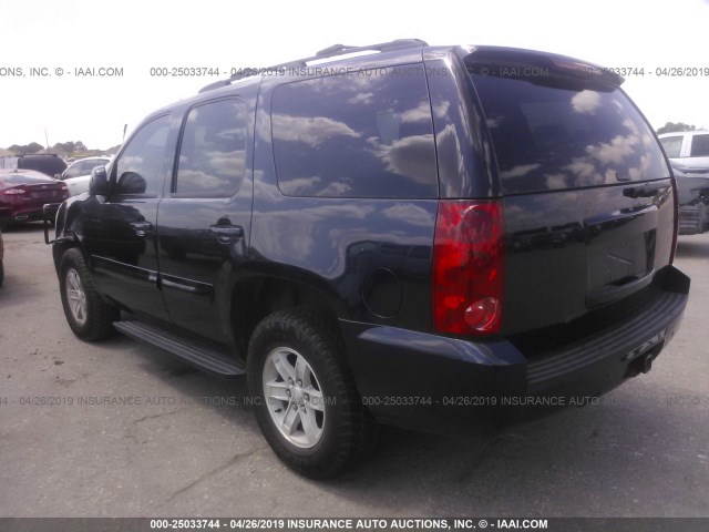 1GKFC13067R369832 - 2007 GMC YUKON BLUE photo 3