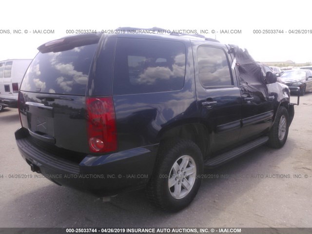 1GKFC13067R369832 - 2007 GMC YUKON BLUE photo 4