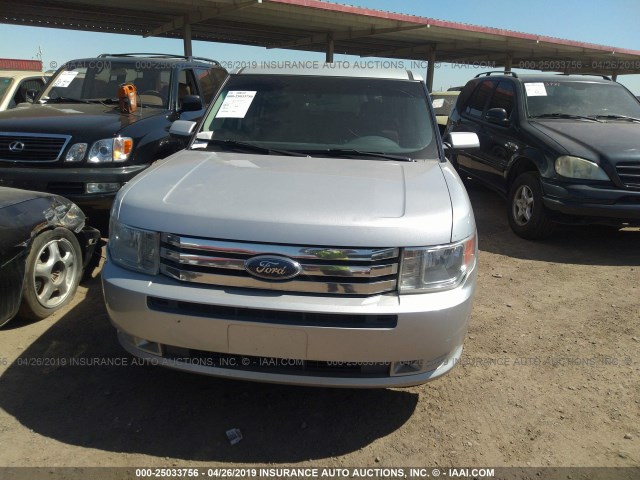 2FMDK51C79BA00957 - 2009 FORD FLEX SE SILVER photo 6