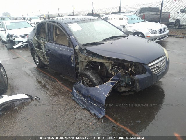 KMHDU46D49U755449 - 2009 HYUNDAI ELANTRA GLS/SE BLUE photo 1