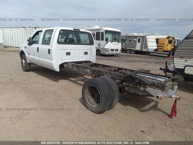 1FDXW46P04EC32269 - 2004 FORD F450 SUPER DUTY WHITE photo 3