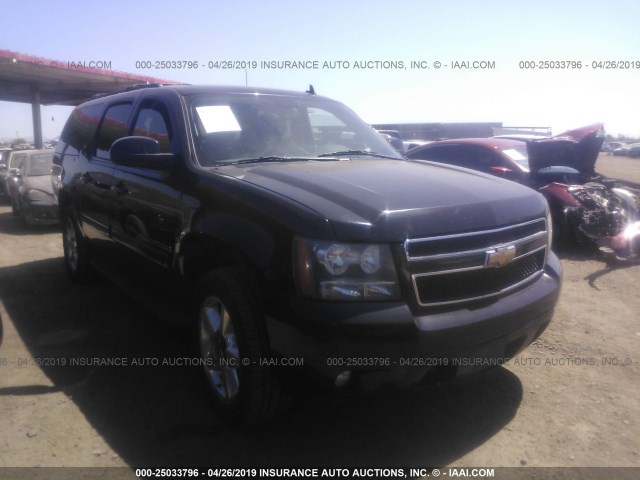 1GNFK263X9R247477 - 2009 CHEVROLET SUBURBAN K1500 LT BLACK photo 1