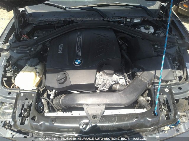 WBA3R1C56EK190640 - 2014 BMW 435 I GRAY photo 10