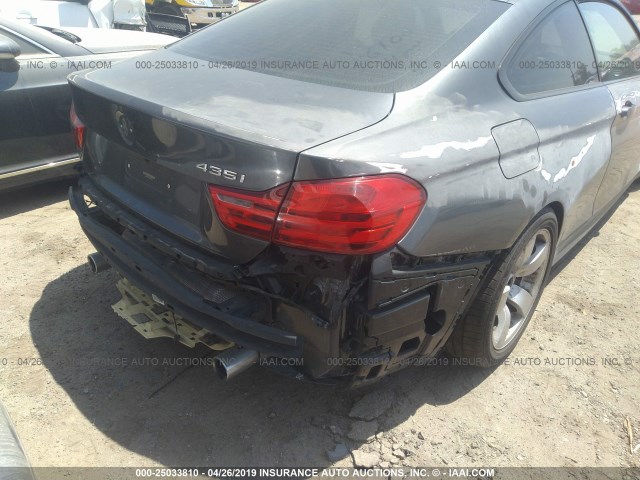 WBA3R1C56EK190640 - 2014 BMW 435 I GRAY photo 6