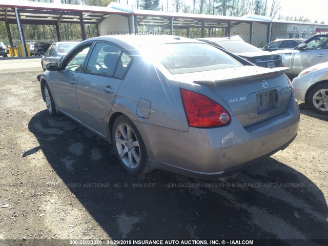 1N4BA41EX8C816754 - 2008 NISSAN MAXIMA SE/SL SILVER photo 3