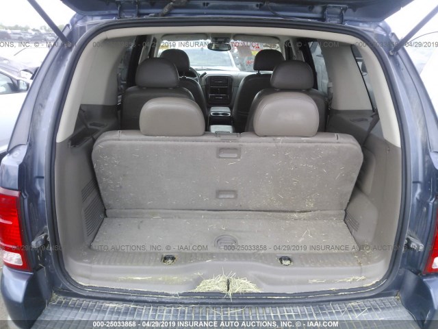 1FMZU74K45UA53926 - 2005 FORD EXPLORER EDDIE BAUER BLUE photo 8