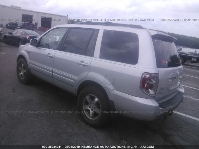 5FNYF28328B028357 - 2008 HONDA PILOT SE SILVER photo 3