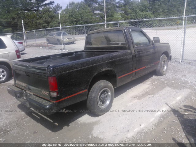 1GTCS14R6M0519243 - 1991 GMC SONOMA BLACK photo 4