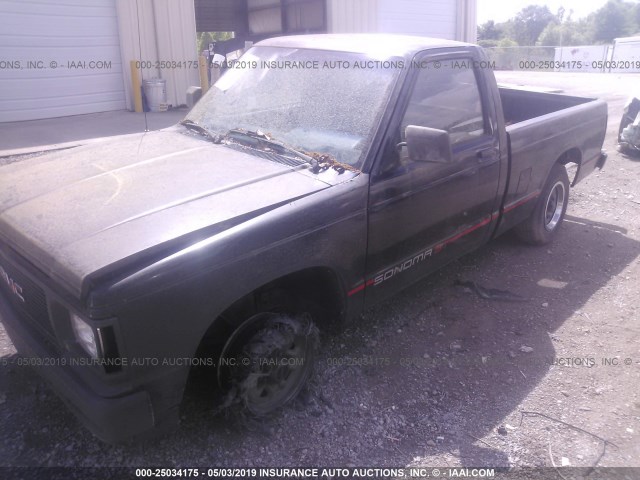 1GTCS14R6M0519243 - 1991 GMC SONOMA BLACK photo 6