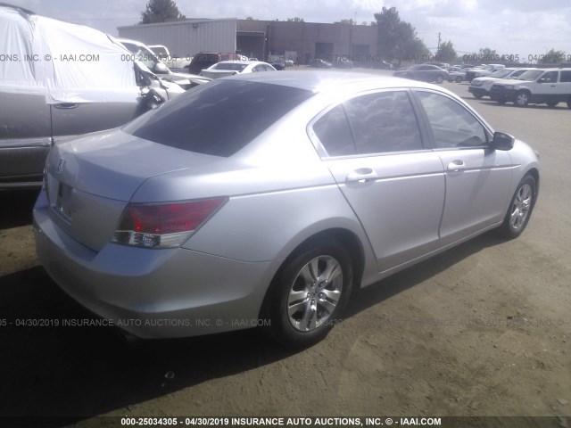 1HGCP2F42AA189522 - 2010 HONDA ACCORD LXP SILVER photo 4